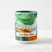 Flagge Stolz Welle Tasse (Zentrum)
