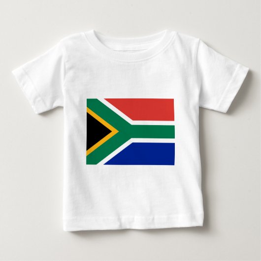 Flagge Südafrikas Baby T-shirt (Vorderseite)