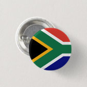 Flagge Südafrikas Button (Vorne & Hinten)
