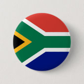 Flagge Südafrikas Button (Vorderseite)