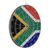 Flagge Südafrikas Dartscheibe (Vorderseite Links)