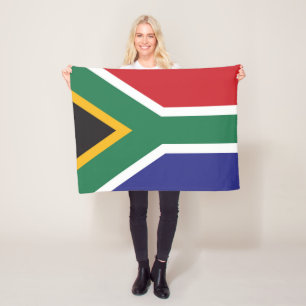 Flagge Südafrikas Fleecedecke