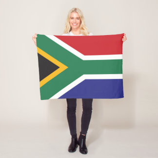 Flagge Südafrikas Fleecedecke