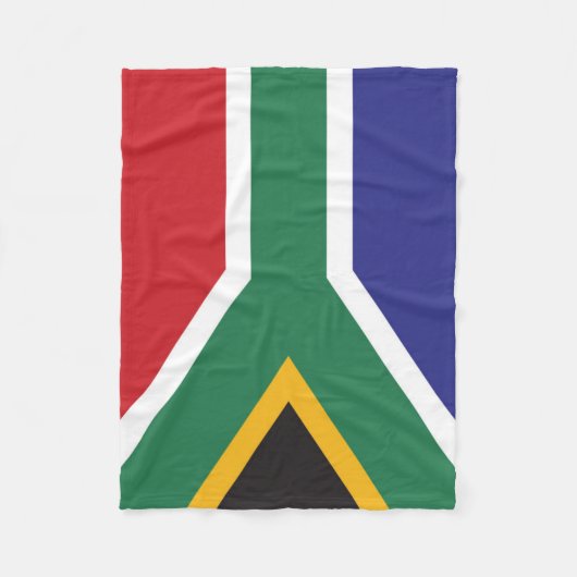 Flagge Südafrikas Fleecedecke (Vorderseite)