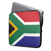 Flagge Südafrikas Laptopschutzhülle (Vorderseite Links)