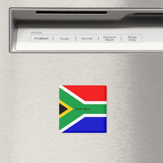 Flagge Südafrikas Magnet (In Situ (Geschirrspüler))
