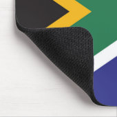 Flagge Südafrikas Mousepad (Ecke)