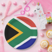 Flagge Südafrikas Pappteller (Party)