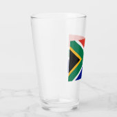 Flagge Südafrikas - Patriotischer Glass Cup Glas (Rechts)