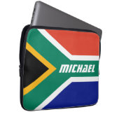 Flagge Südafrikas Personalisiert Laptopschutzhülle (Vorne Rechts)