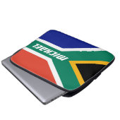Flagge Südafrikas Personalisiert Laptopschutzhülle (Vorne Knopf)