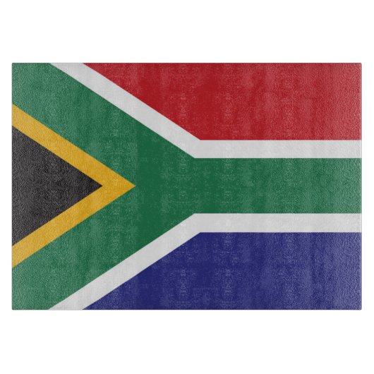 Flagge Südafrikas Schneidebrett (Vorderseite)