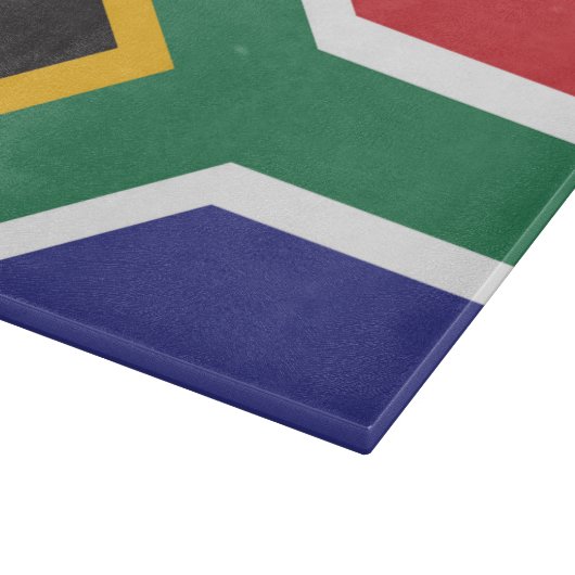 Flagge Südafrikas Schneidebrett (Ecke)