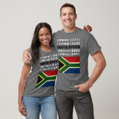 Flagge Südafrikas T-Shirt (Unisex)