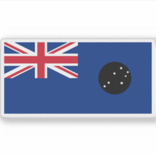 Flagge Südaustraliens (1870-1876) Aufkleber