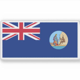 Flagge Südaustraliens (1876-1904) Aufkleber