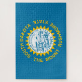 Flagge Süddakotas (US-Staat) Puzzle (Vertikal)
