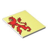 Flagge Südhollands Notizblock (angewinkelt)