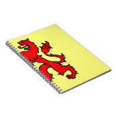 Flagge Südhollands Notizblock (Rechte Seite)