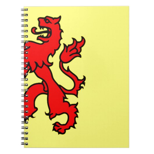 Flagge Südhollands Notizblock (Vorderseite)