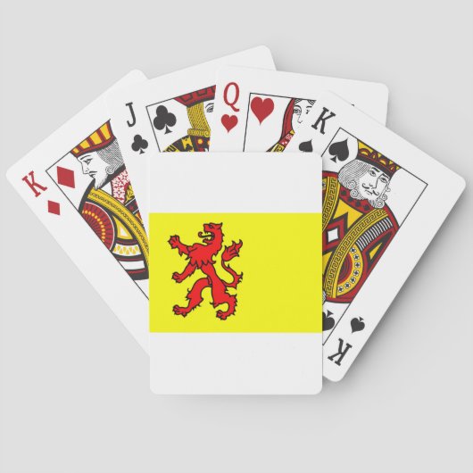 Flagge Südhollands Spielkarten (Rückseite)