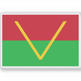 Flagge Südkasiens, Afrika Aufkleber