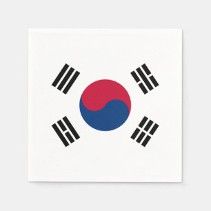 Flagge Südkoreapapierservietten Serviette