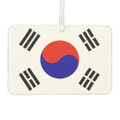 Flagge Südkoreas Autolufterfrischer (Rückseite)