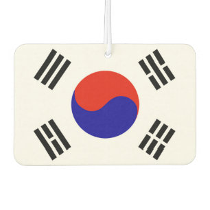 Flagge Südkoreas Autolufterfrischer
