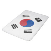 Flagge Südkoreas Badematte (Schrägansicht)