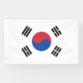 Flagge Südkoreas Banner (Horizontal)
