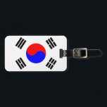 Flagge Südkoreas Gepäckanhänger<br><div class="desc">Flagge Südkoreas - Taegukgi</div>