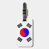 Flagge Südkoreas Gepäckanhänger (Vorderseite vertikal)