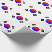 Flagge Südkoreas Geschenkpapier (Ecke)