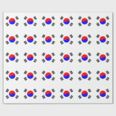 Flagge Südkoreas Geschenkpapier (Flach)