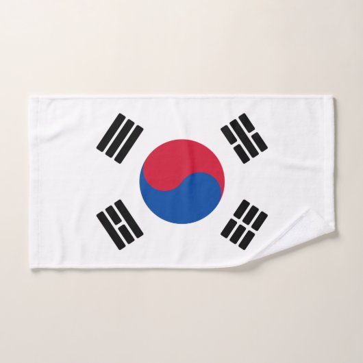 Flagge Südkoreas Handtuch (Handtuch)