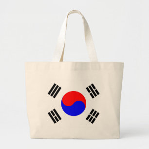 Flagge Südkoreas Jumbo Stoffbeutel