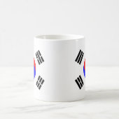 Flagge Südkoreas Kaffeetasse (Mittel)