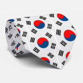 Flagge Südkoreas Krawatte (Gerollt)