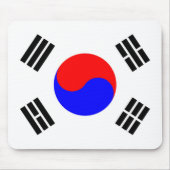 Flagge Südkoreas Mousepad (Vorne)