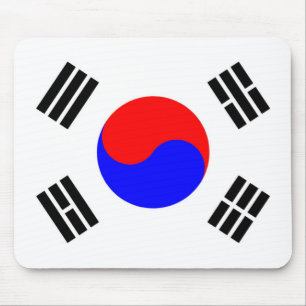 Flagge Südkoreas Mousepad