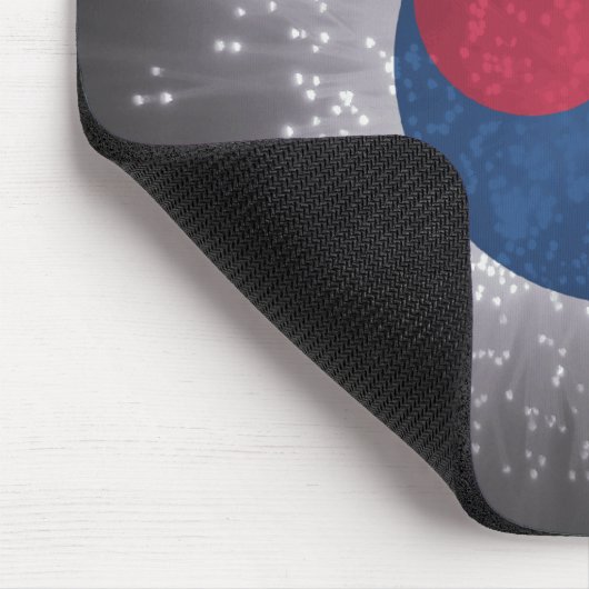Flagge Südkoreas Mousepad (Ecke)