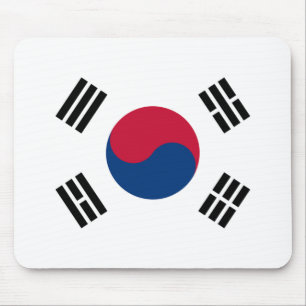 Flagge Südkoreas Mousepad