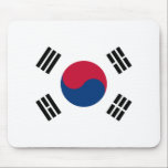 Flagge Südkoreas Mousepad<br><div class="desc">Die Flagge Südkoreas oder Taegeukgis (ebenfalls Taegukgi im Übereinkommen genannt) besteht aus drei Teilen: weißer Hintergrund ein roter und blauer Taegeuk in der Mitte; und vier schwarze Trigramme,  eine in jeder Ecke der Flagge. Diese Trigramme werden von den acht Trigrammen (Pal Gwae) mit Ursprung in China übertragen.</div>
