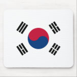 Flagge Südkoreas Mousepad<br><div class="desc">Die Flagge Südkoreas oder Taegeukgis (ebenfalls Taegukgi im Übereinkommen genannt) besteht aus drei Teilen: weißer Hintergrund ein roter und blauer Taegeuk in der Mitte; und vier schwarze Trigramme,  eine in jeder Ecke der Flagge. Diese Trigramme werden von den acht Trigrammen (Pal Gwae) mit Ursprung in China übertragen.</div>