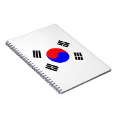 Flagge Südkoreas Notizblock (Rechte Seite)