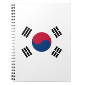 Flagge Südkoreas Notizblock (Vorderseite)