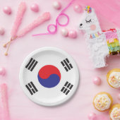 Flagge Südkoreas Pappteller (Party)