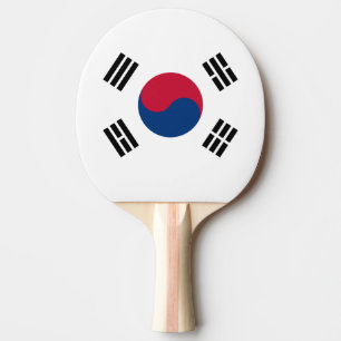 Flagge Südkoreas Ping Pong Paddle Tischtennis Schläger