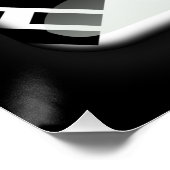 Flagge Südkoreas Poster (Ecke)